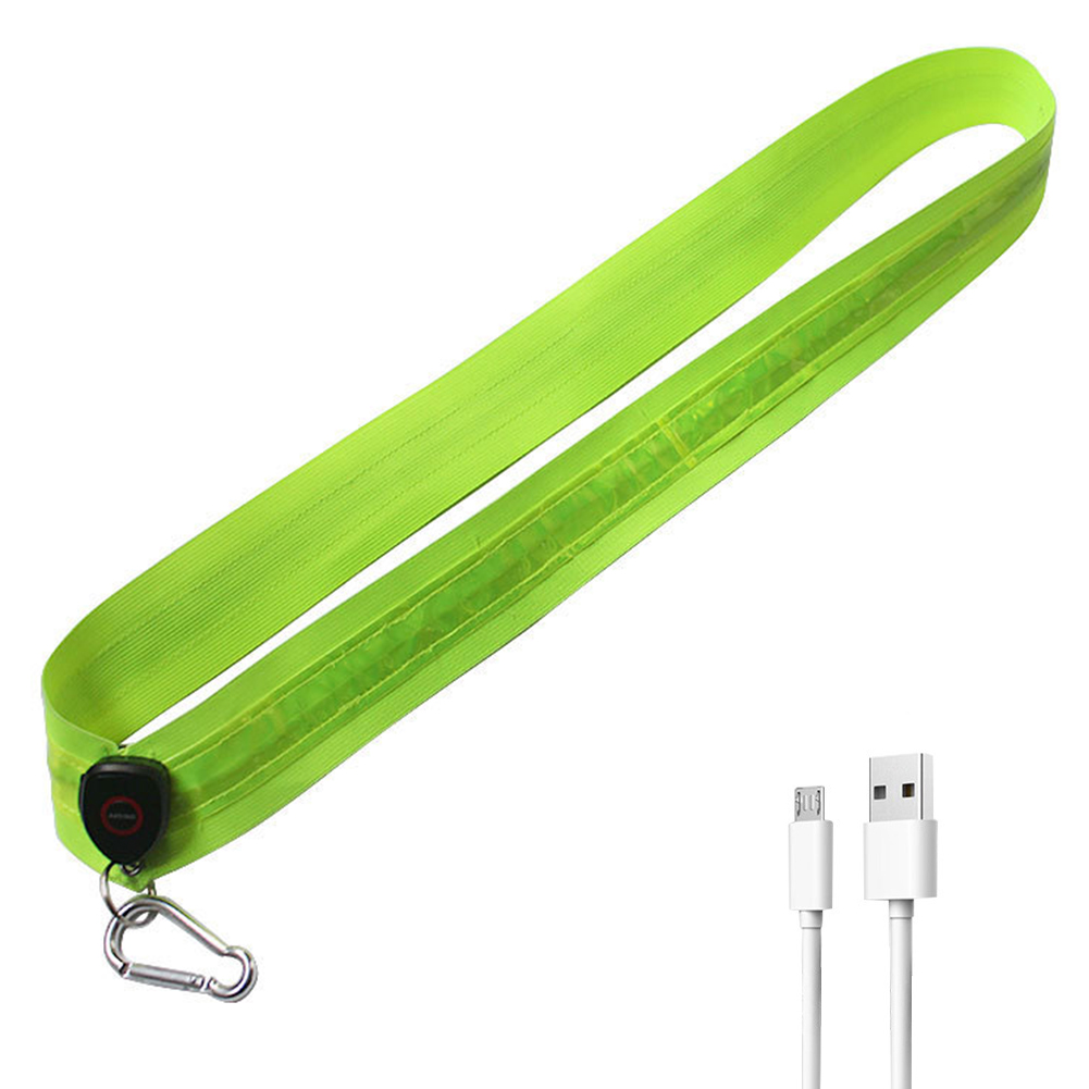 Running Gear Night - Cintura LED Ricaricabile con Spallacci Illuminati