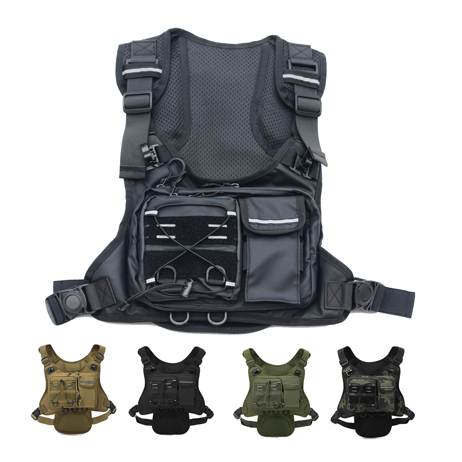 Running Gear Bag For Men - Borsa tattica da petto leggera e