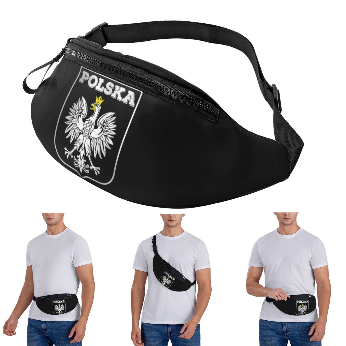 Running Gear Bag For Men - Marsupio a tracolla Polska Logo Eagle