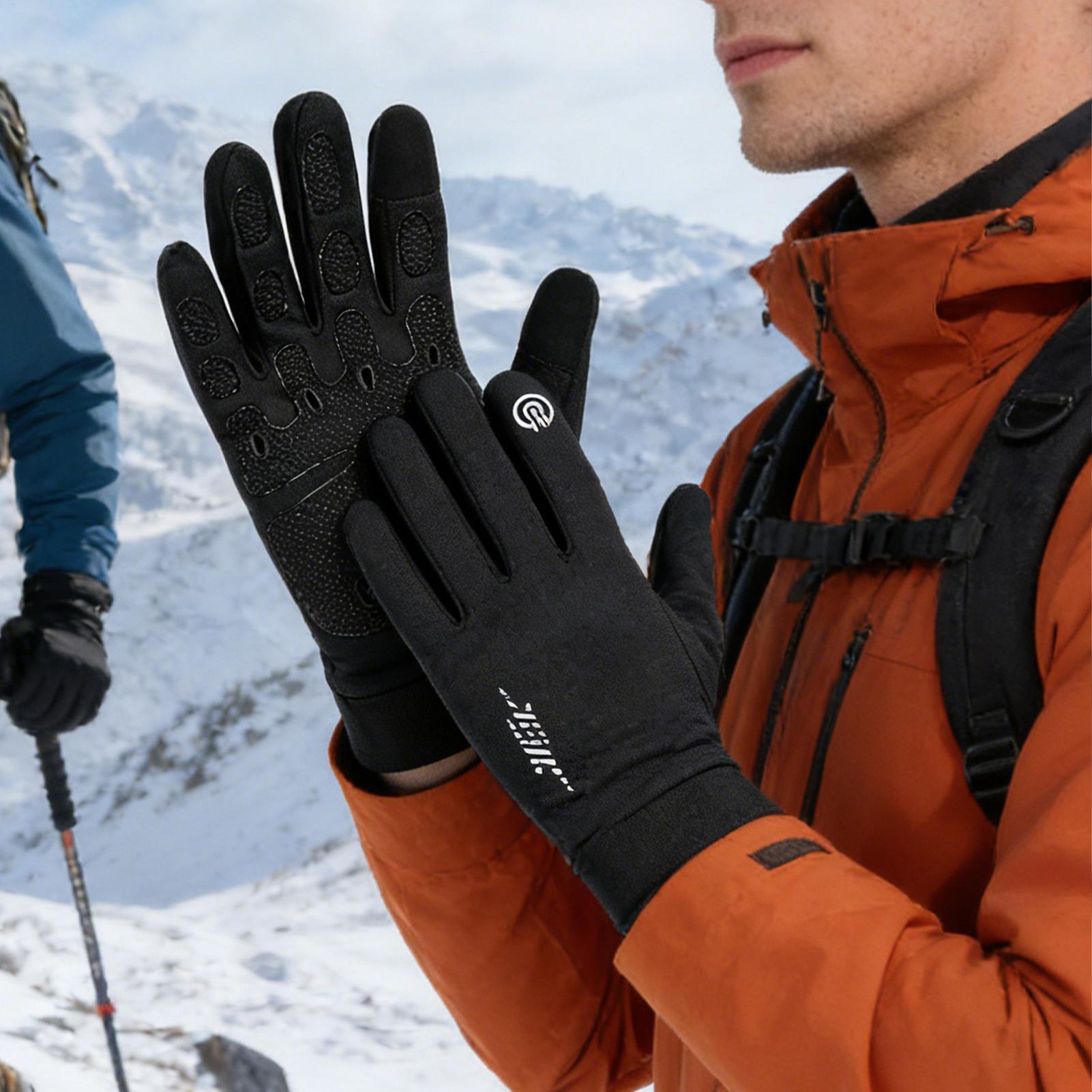 Running Gear In Snow - Guanti da ciclismo caldi Guanti da