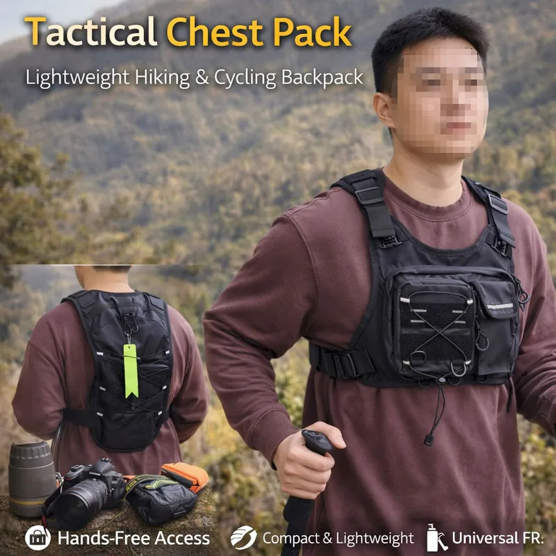 Running Gear Bag For Men - Nuovo Gilet Tattico 2026 con Sacca