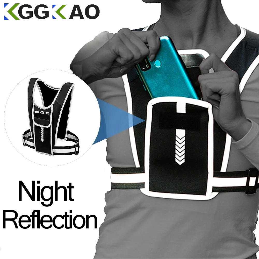 Running Gear Phone - Gilet da corsa porta telefono per