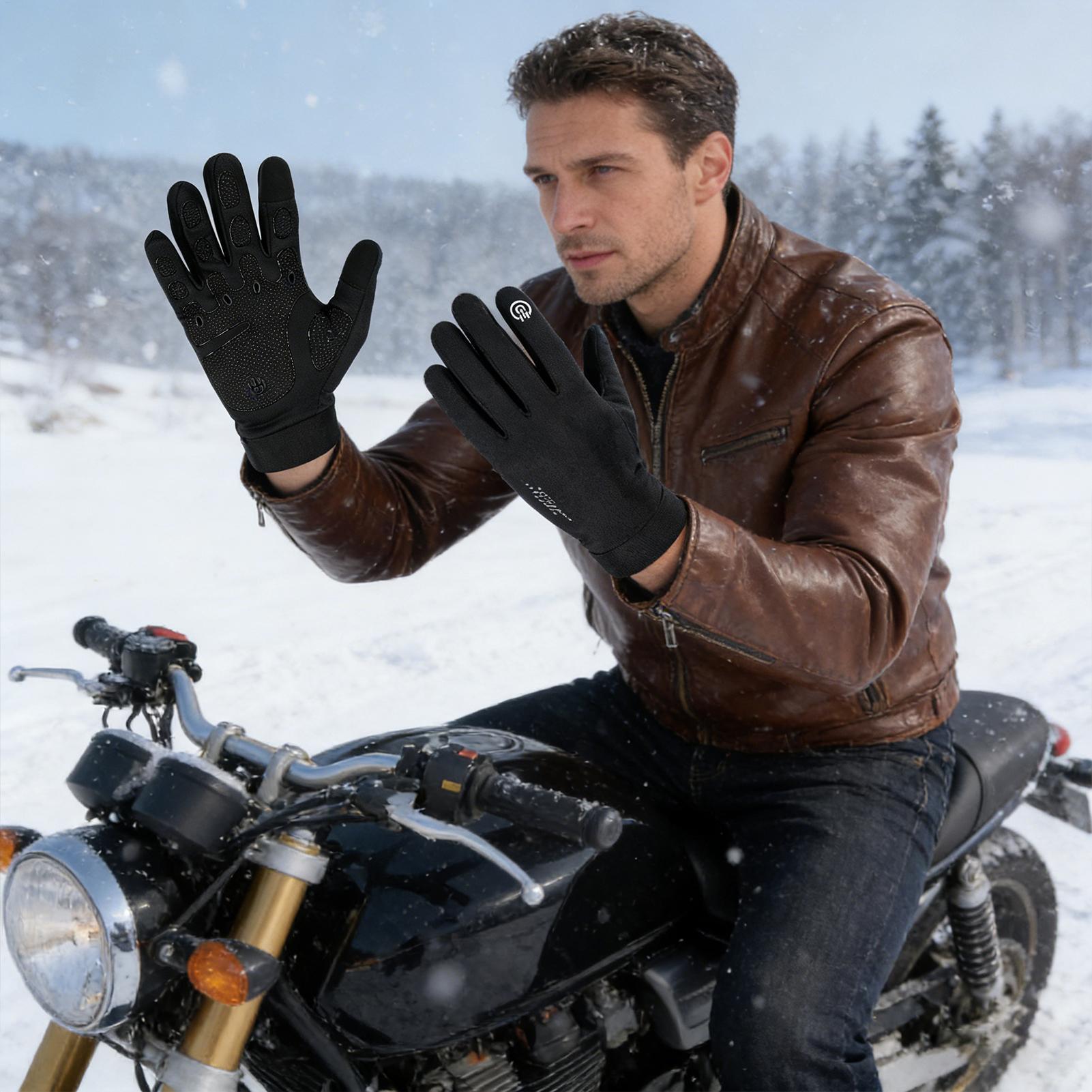 Running Gear In Snow - Guanti da ciclismo invernali con dita