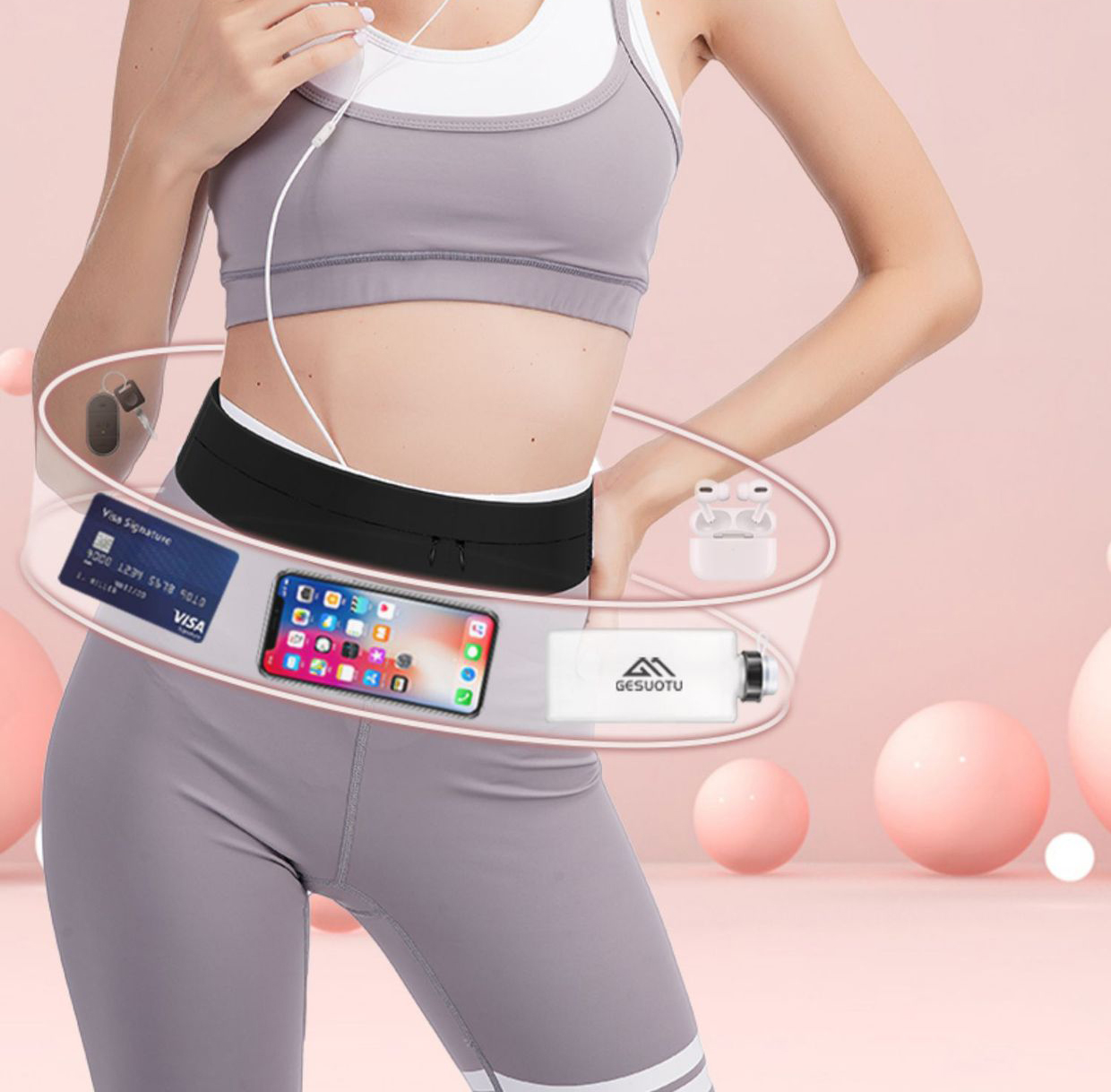 Marsupio da corsa con bottigli - Running Gear Phone recensione e prezzo