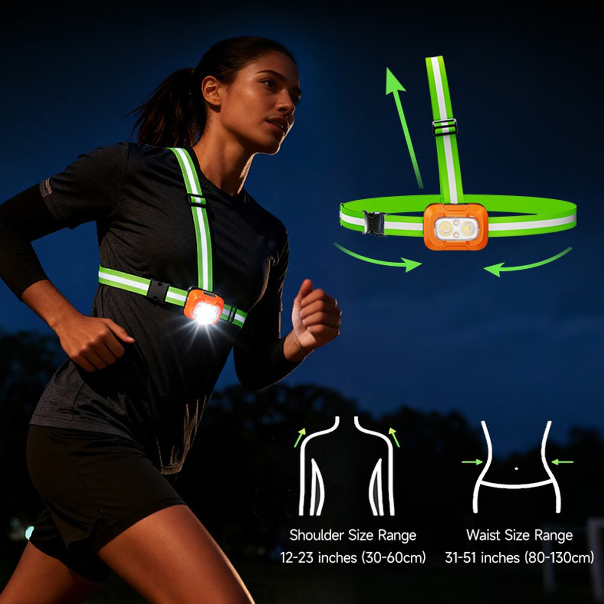 Luce da Corsa USB Ricaricabile - Running Gear Night recensione e prezzo