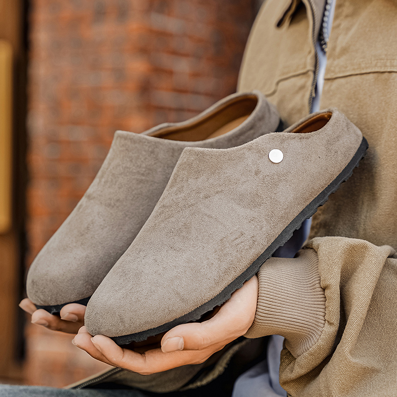 Pantofole in Pelle Scamosciata - Insole Arch Support recensione e prezzo
