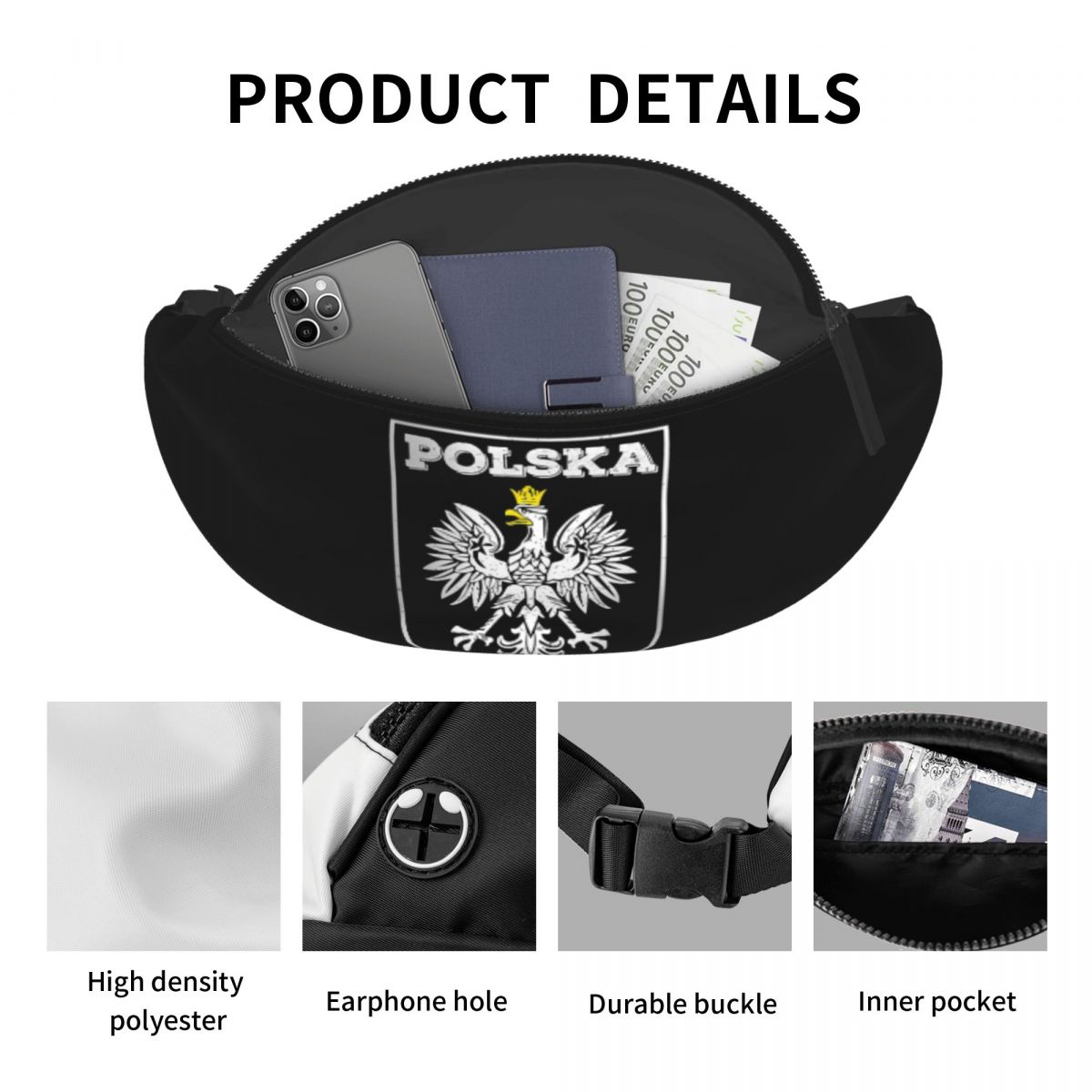 Marsupio a tracolla Polska Log - Running Gear Bag For Men recensione e prezzo