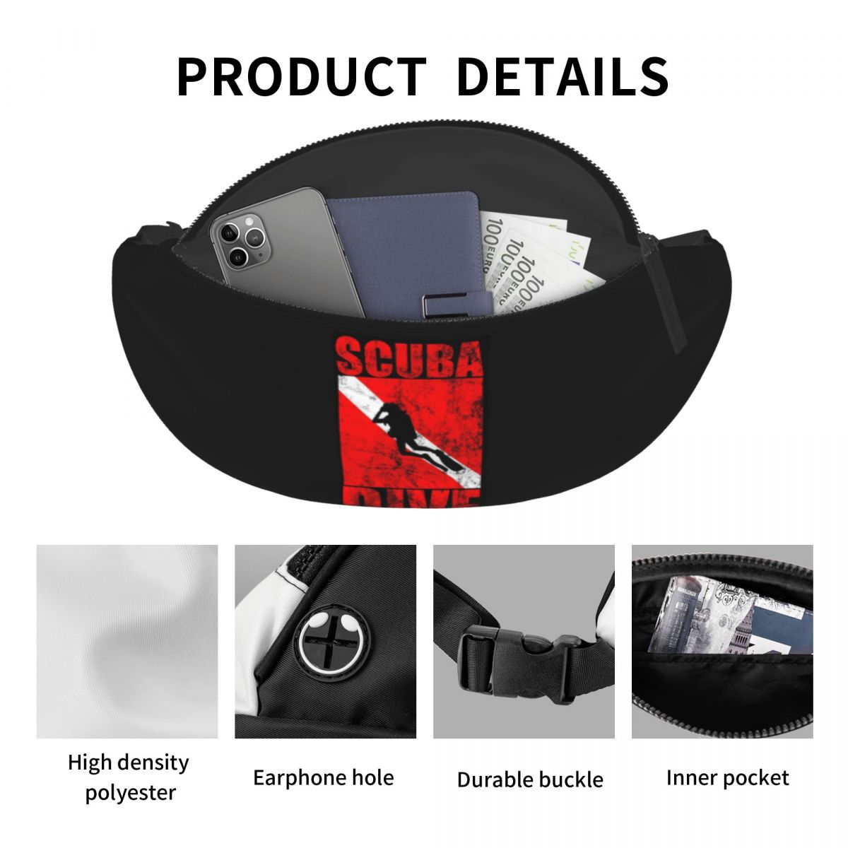 Scuba Dive Diver Down Flag Att - Running Gear Bag For Men recensione e prezzo