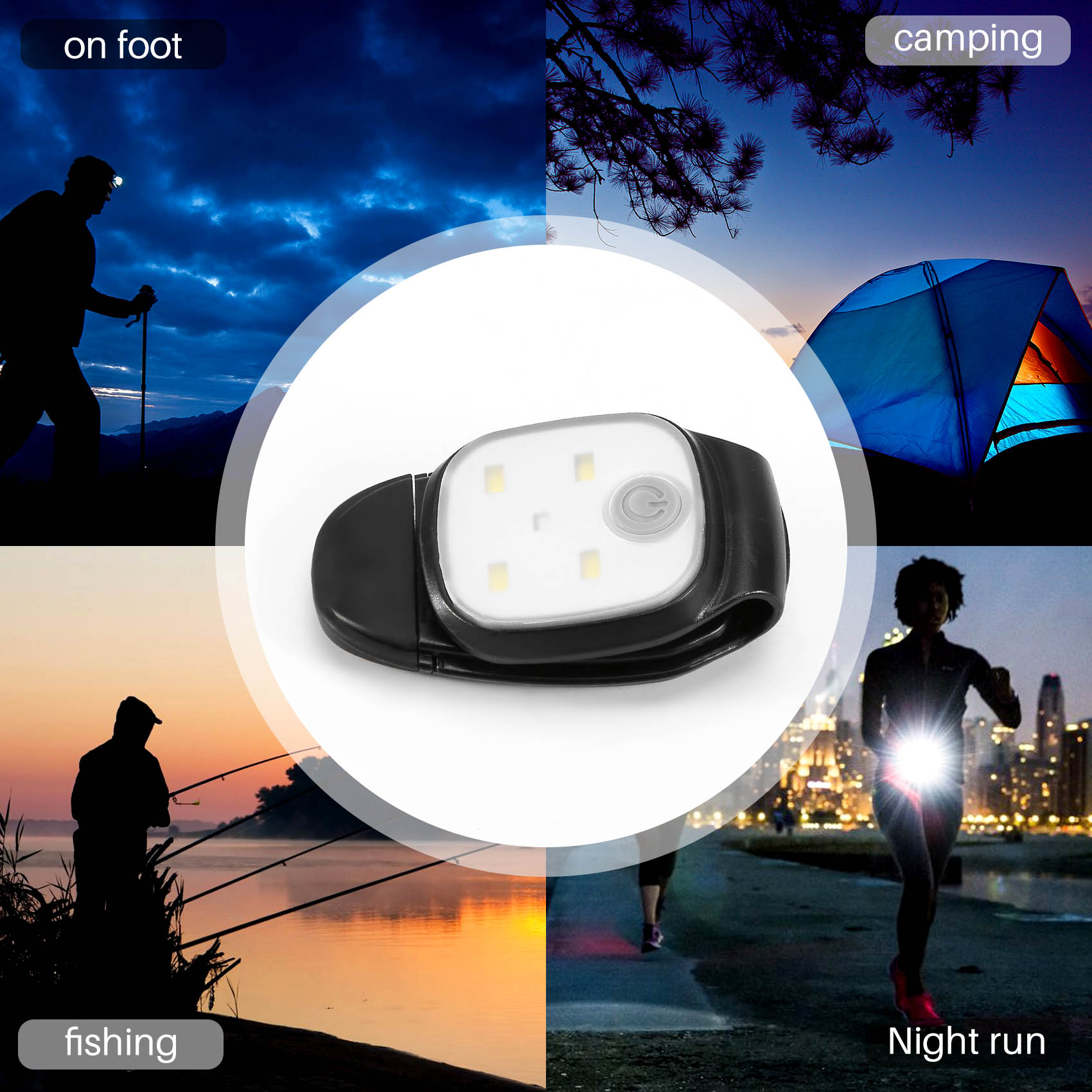 XSXS-Outdoor Clip notturna su  - Running Gear Night recensione e prezzo