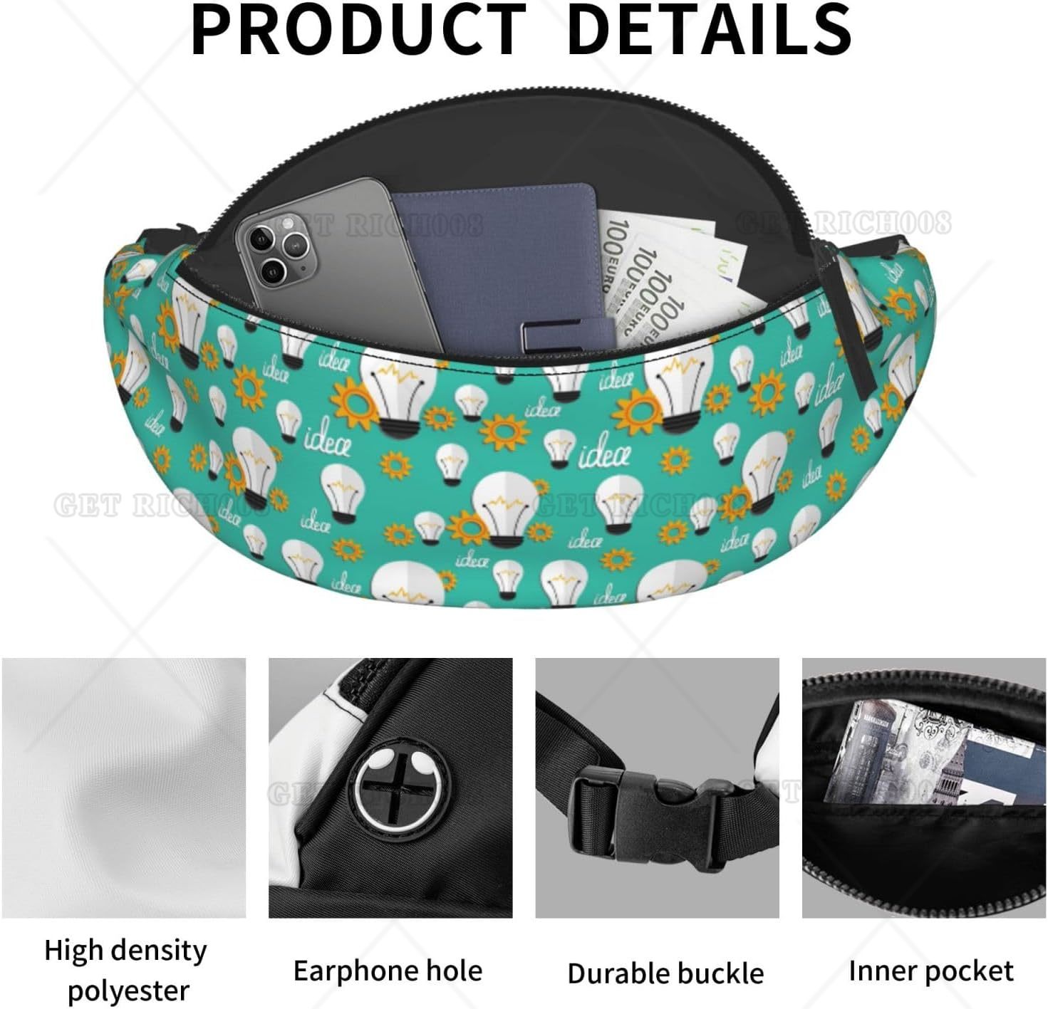 Marsupi a tracolla per donna u - Running Gear Bag For Men recensione e prezzo