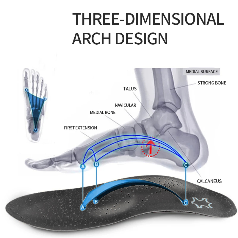 Sottopiede ortopedico in pelle - Insole Arch Support recensione e prezzo